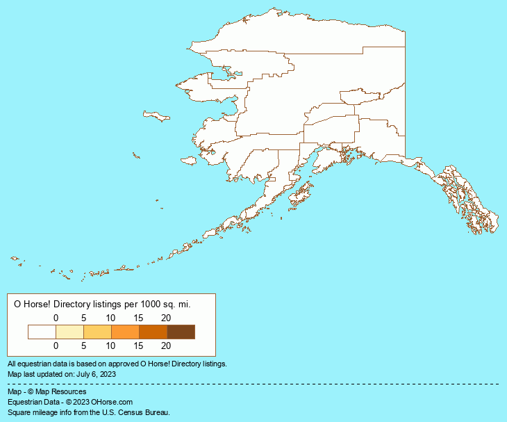 Alaska Appaloosa Stallions at Stud Population Map - O Horse!