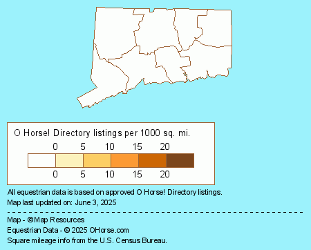 Connecticut Christian Youth Ministries Population Map - O Horse!