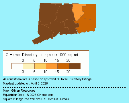 Connecticut Population Map - O Horse!