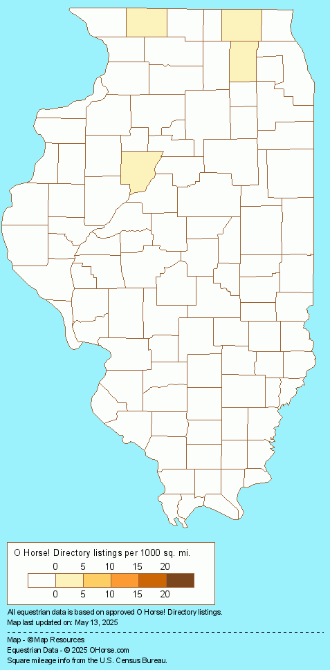 Illinois Hay For Sale Population Map - O Horse!