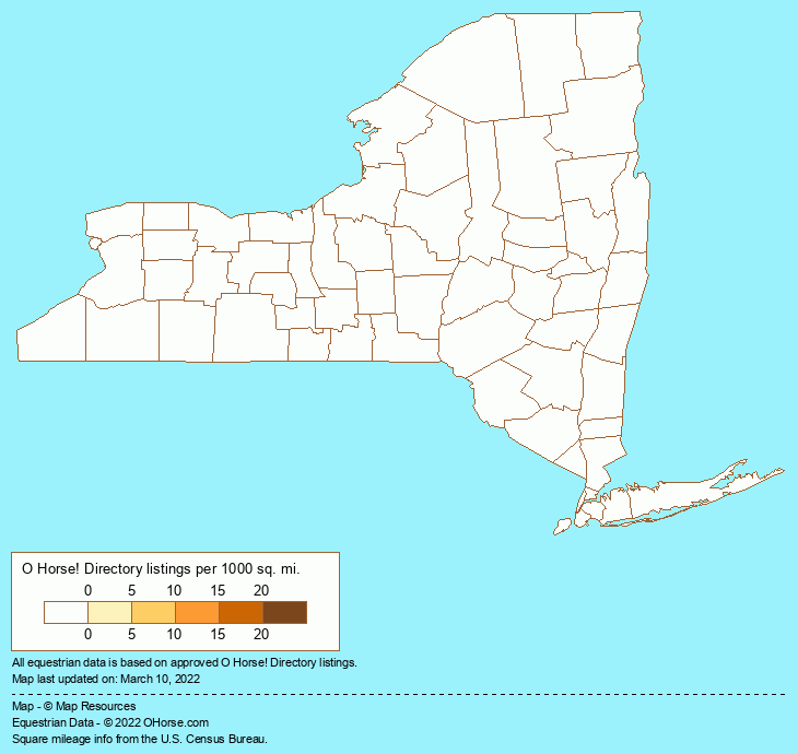 New York Black Forest Population Map - O Horse!