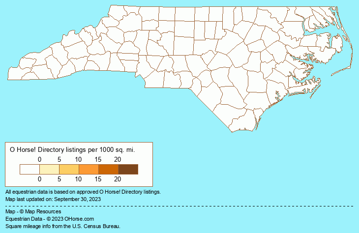 North Carolina Farrier Supplies For Sale Population Map - O Horse!