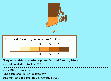 Rhode Island Population Map - O Horse!