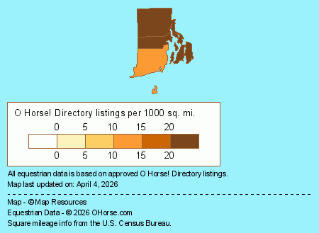 Rhode Island Population Map - O Horse!