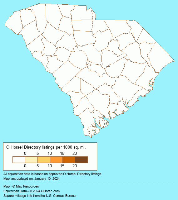 South Carolina Percheron Stallions at Stud Population Map - O Horse!