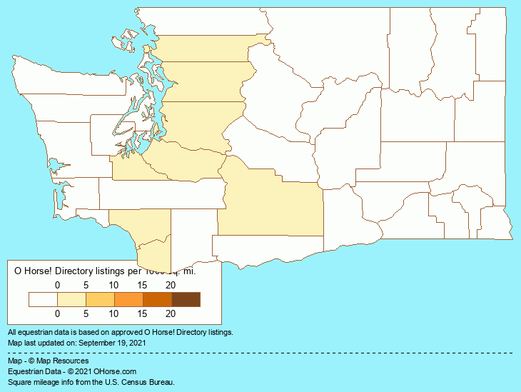 Washington Horse Arena Construction Population Map - O Horse!