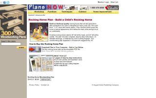 Rocking Horse Woodworking Plan