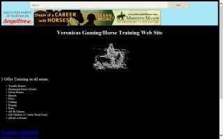 Veronicas Gaming/Horse Training Web Site