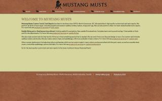 Mustang Musts Custom Tack & Repairs