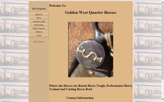 Golden West Quarter Horses