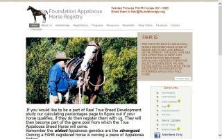 Foundation Appaloosa Horse Registry - FAHR