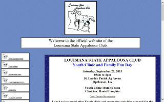 Louisiana State Appaloosa Club - LSAC