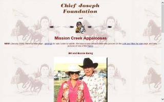 Chief Joseph Foundation / Mission Creek Appaloosas