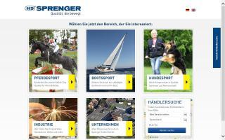 HS Herm Sprenger, Bootsport, Reitsport, Hundesport