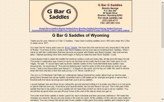 G Bar G Saddles