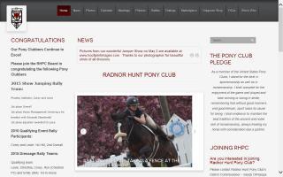 Radnor Hunt Pony Club - RHPC