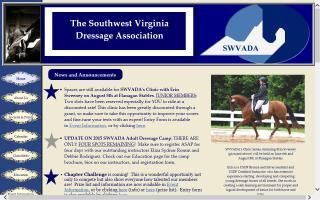Southwest Virginia Dressage Association - SWVADA