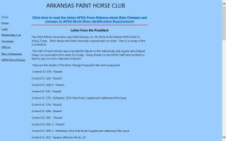 Arkansas Paint Horse Club - APHC