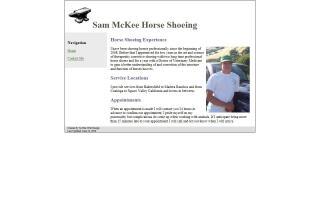 Sam McKee Horseshoeing