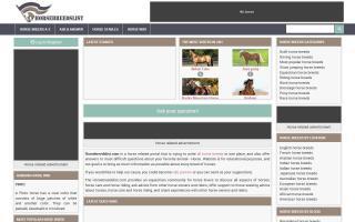 Horse Breeds List