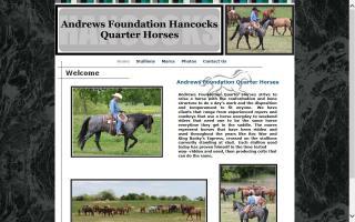 Andrews Foundation Hancocks Quarter Horses