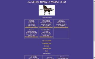 Alabama Morgan Horse Club