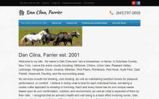 Dan Clina, Farrier