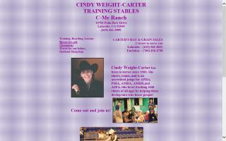 Cindy Weight-Carter Training Stables at C-Me Ranch