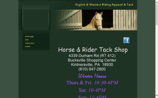 Horse and Rider Tack Shop