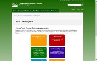 USDA, Farm Service Agency - FSA - Farm Loan Programs