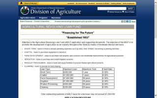 Alaska Division of Agriculture - Agricultural Revolving Loan Fund
