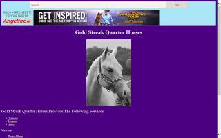 Gold Streak Quarter Horses
