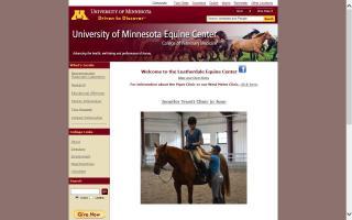 University of Minnesota Equine Center - College of Veterinary Medicine