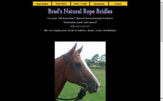 Brad's Natural Rope Bridles